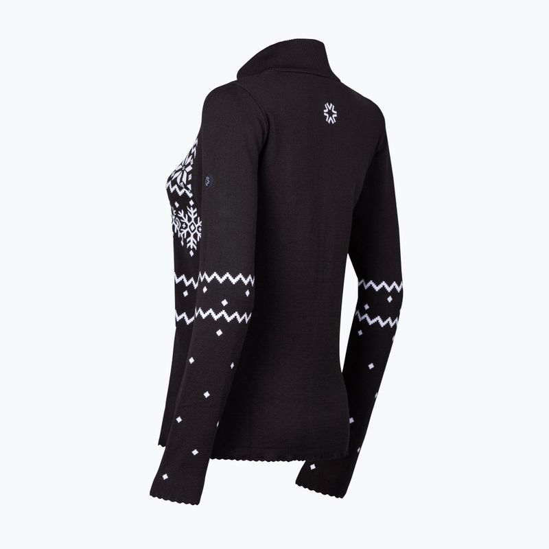 Dámská termo mikina Newland Guenda Full Zip black/white 6