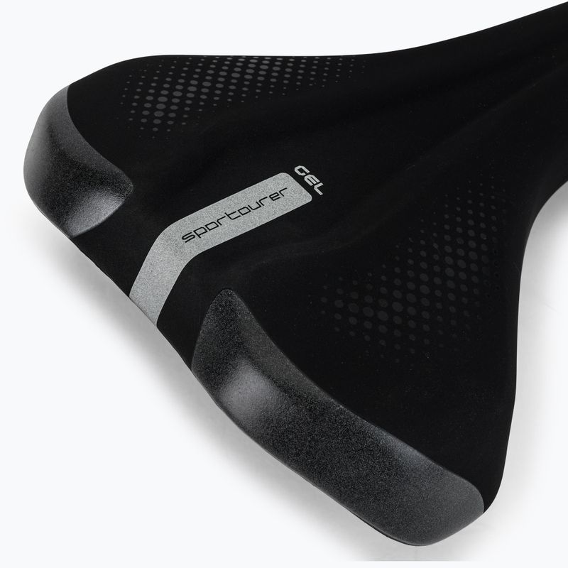 Sedlo na kolo Sportourer Max FLX Gel black 5