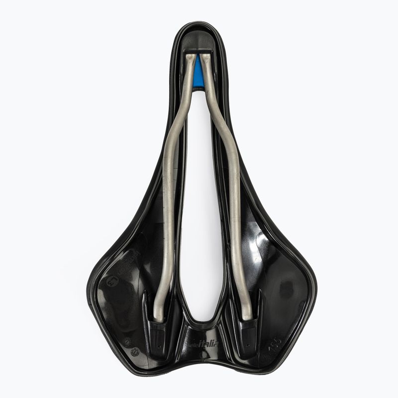 Sedlo na kolo Selle Italia Max SLR Boost Gel Superflow, TI 316 Rail, Fibra-Trek, Light Gel black 4