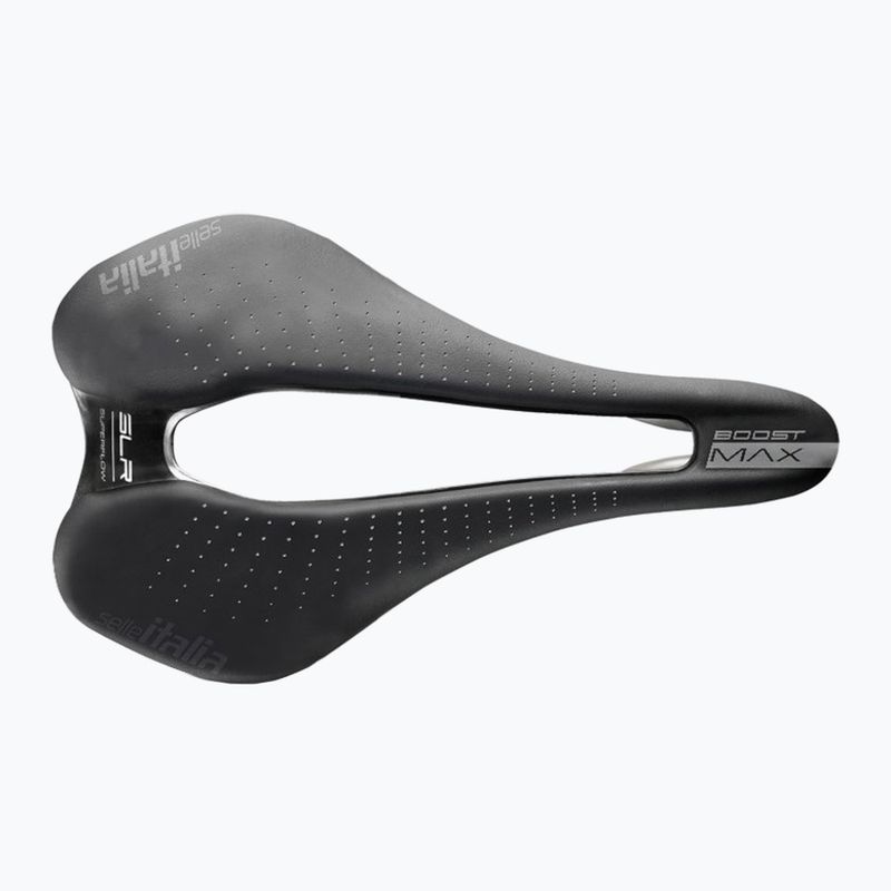 Sedlo na kolo Selle Italia Max SLR Boost Gel Superflow, TI 316 Rail, Fibra-Trek, Light Gel black 7