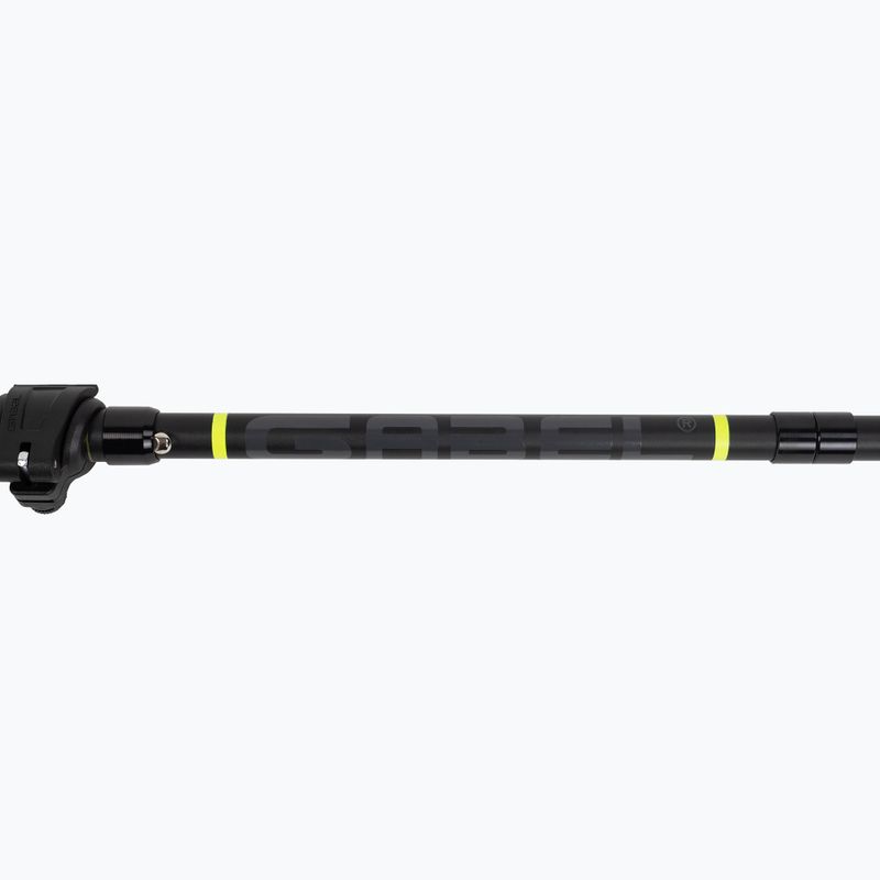 Nordic walking hůlky  GABEL Fusion Wired czarny/limonkowy 5