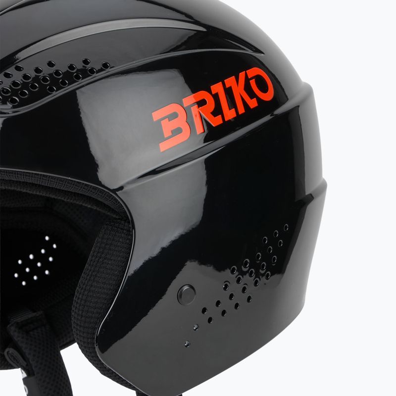Dětská lyžařská helma Briko Elias Jr shiny black/orange 7