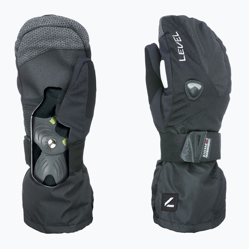 Pánské snowboardové rukavice Level Fly Mitt black 10