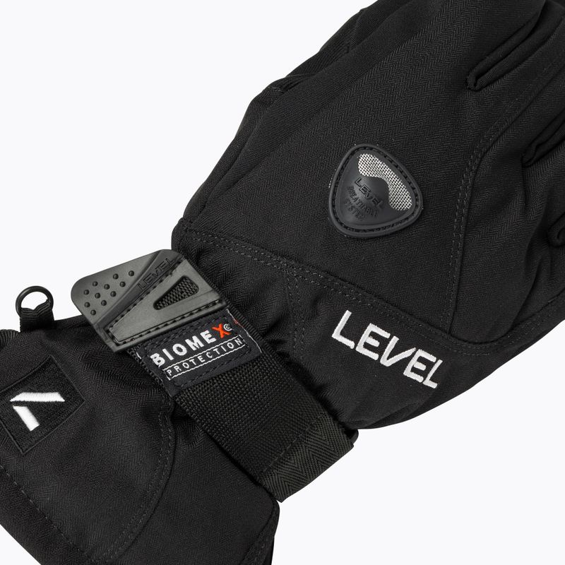 Dětské lyžařské rukavice Level Fly JR černé 5