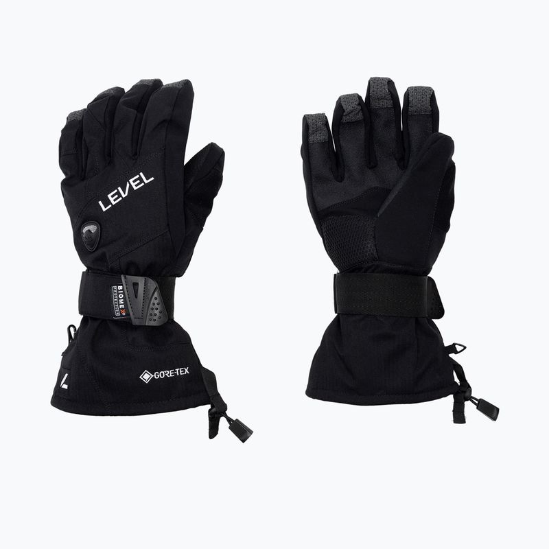 Pánské snowboardové rukavice Level Half Pipe Gore Tex černé 1011