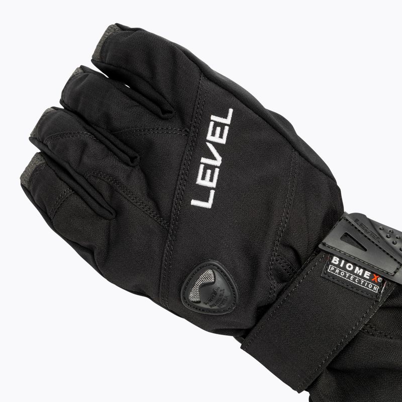 Pánské lyžařské rukavice Level Half Pipe Gore-Tex černé 5