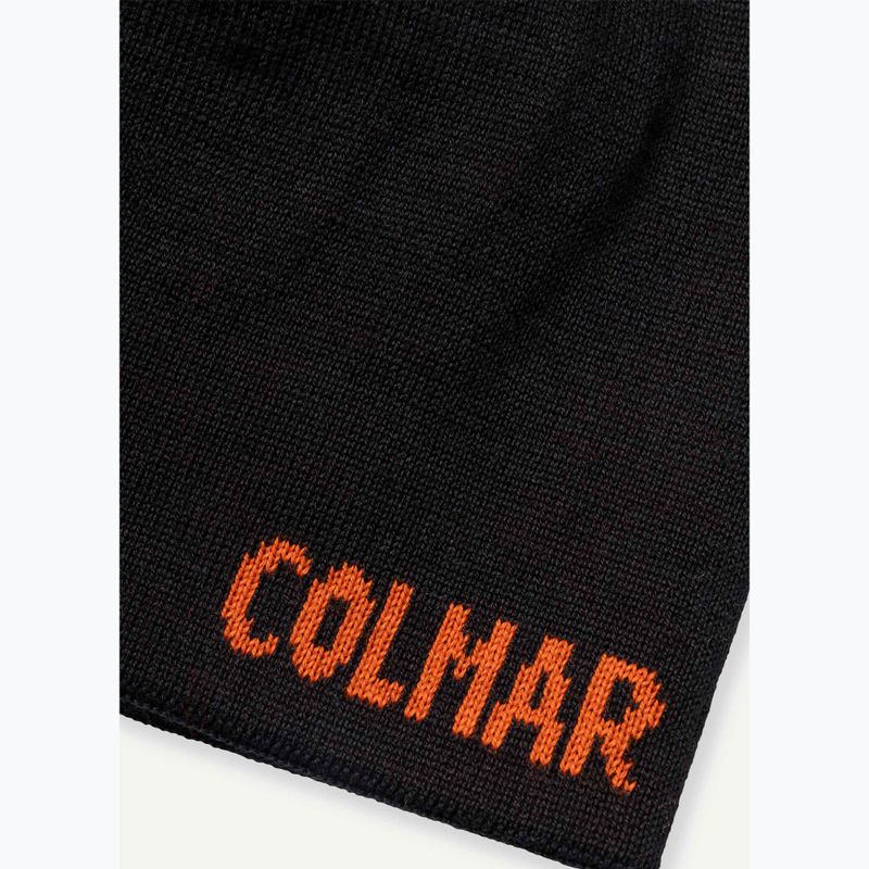 Pánská zimní čepice Colmar Turner black/mars orange 3