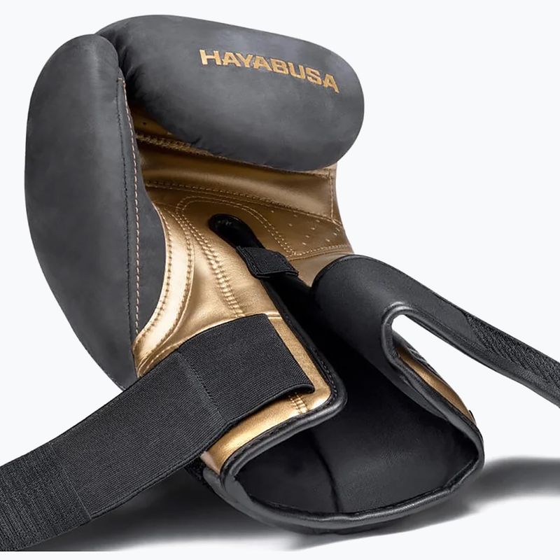 Boxerské rukavice Hayabusa T3 LX Vintage black/gold 9