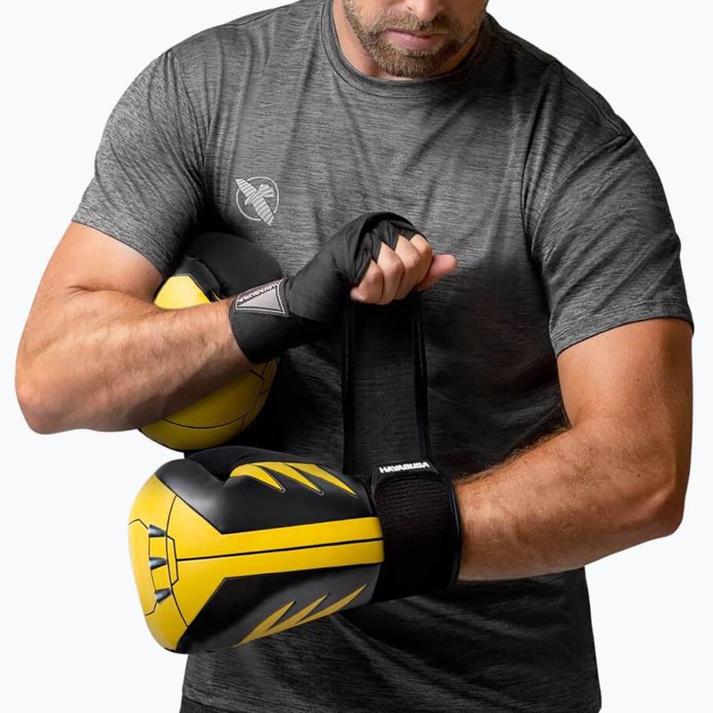 Boxerské rukavice Hayabusa Marvel's Wolverine yellow/black 7