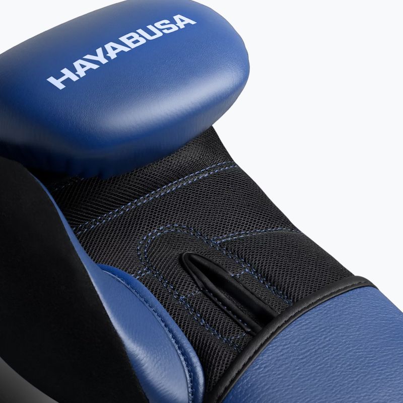 Boxerské rukavice Hayabusa S4 Leather blue 2