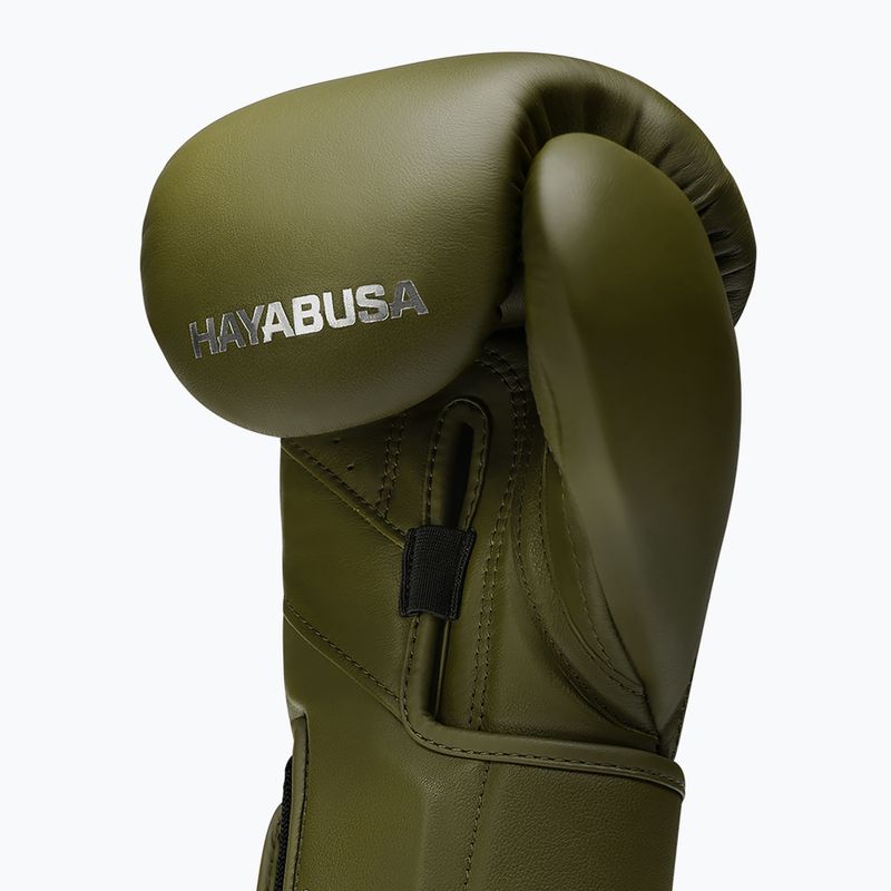 Boxerské rukavice Hayabusa T3 Kanpeki olive green 10