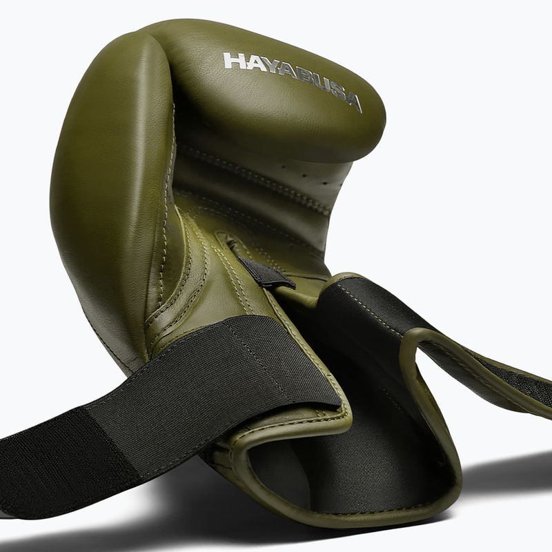 Boxerské rukavice Hayabusa T3 Kanpeki olive green 12