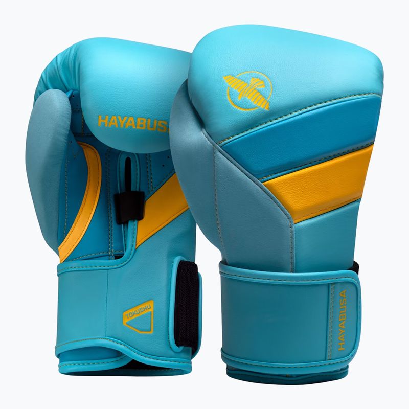 Boxerské rukavice Hayabusa T3 blue/yellow 7