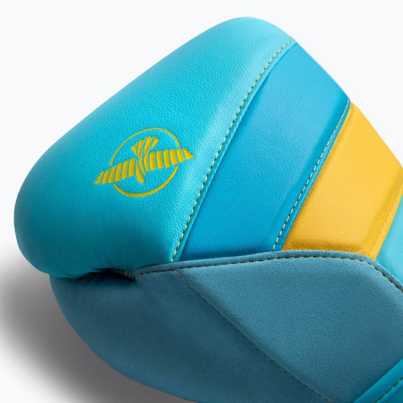 Boxerské rukavice Hayabusa T3 blue/yellow 9