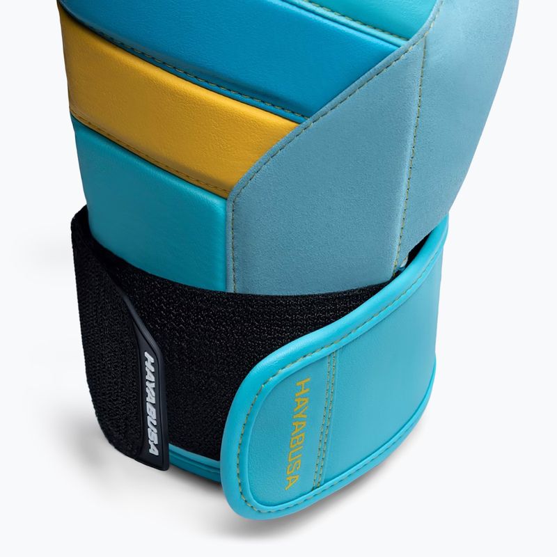 Boxerské rukavice Hayabusa T3 blue/yellow 12