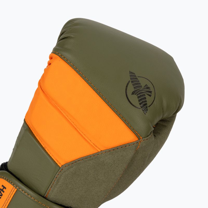 Boxerské rukavice Hayabusa T3 green/orange 5