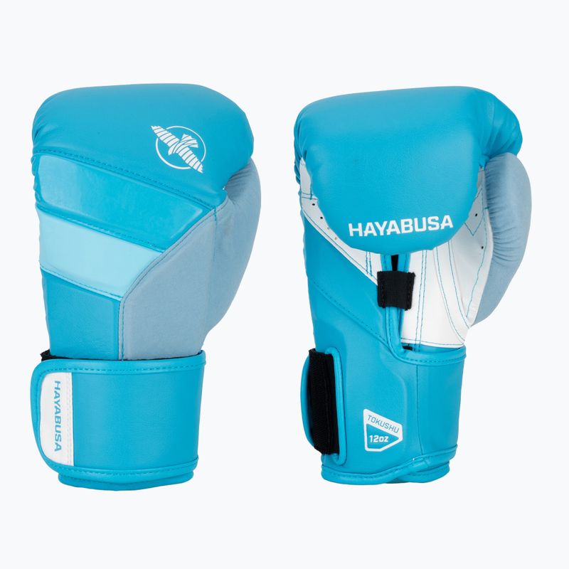Boxerské rukavice Hayabusa T3 Neon neon blue
