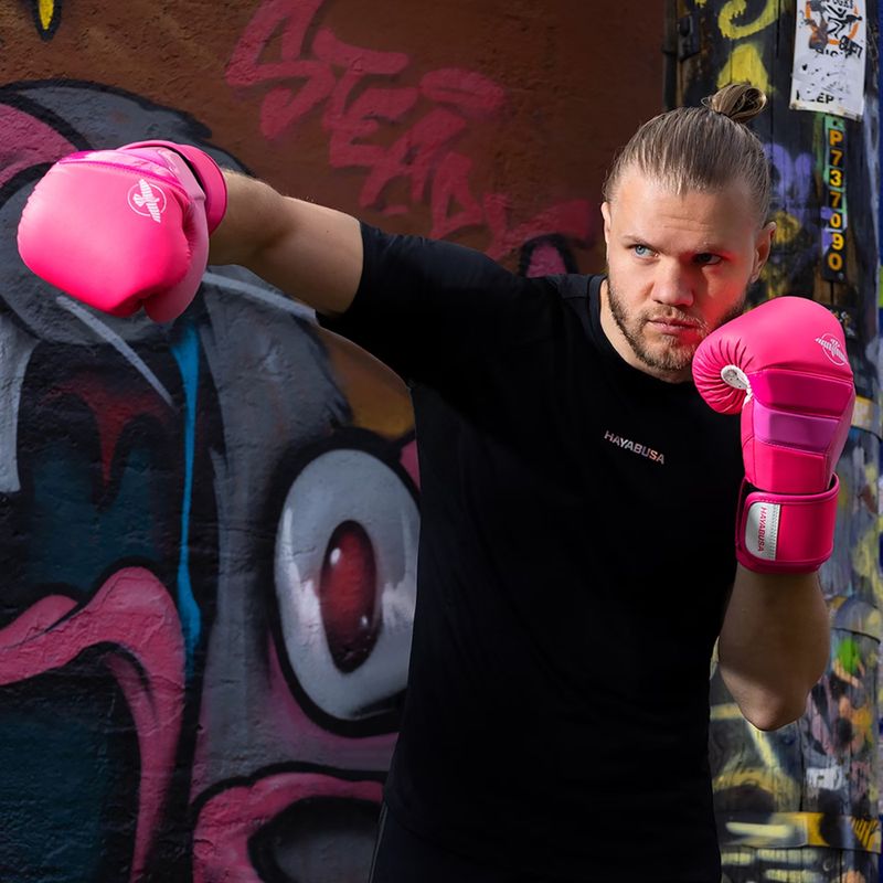 Boxerské rukavice Hayabusa T3 Neon neon pink 6