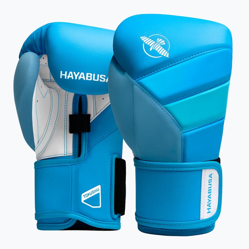 Boxerské rukavice Hayabusa T3 Neon neon blue 7