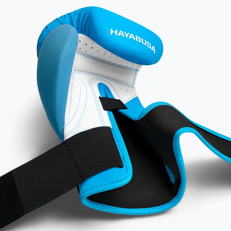Boxerské rukavice Hayabusa T3 Neon neon blue 9