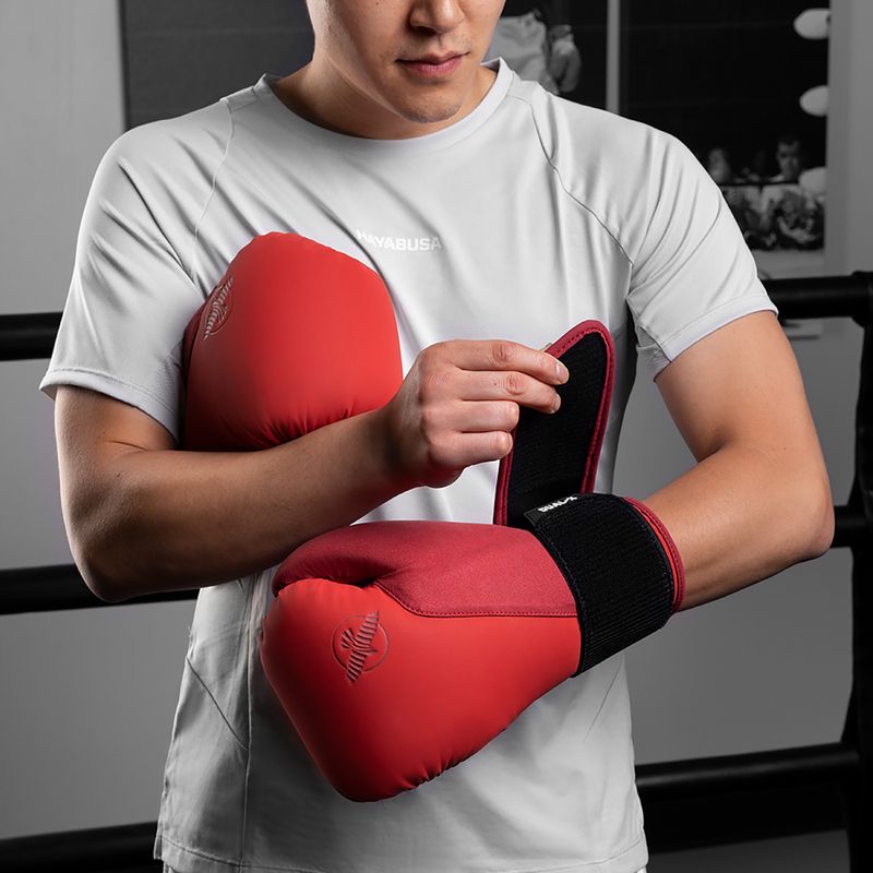 Boxerské rukavice Hayabusa T360 Boxing red 21