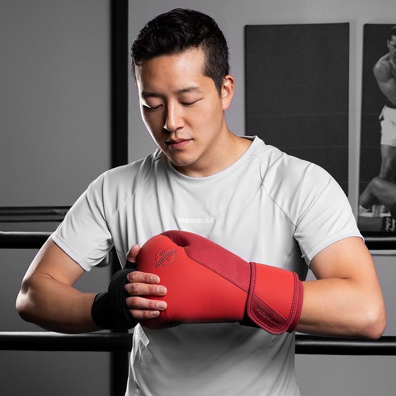 Boxerské rukavice Hayabusa T360 Boxing red 22