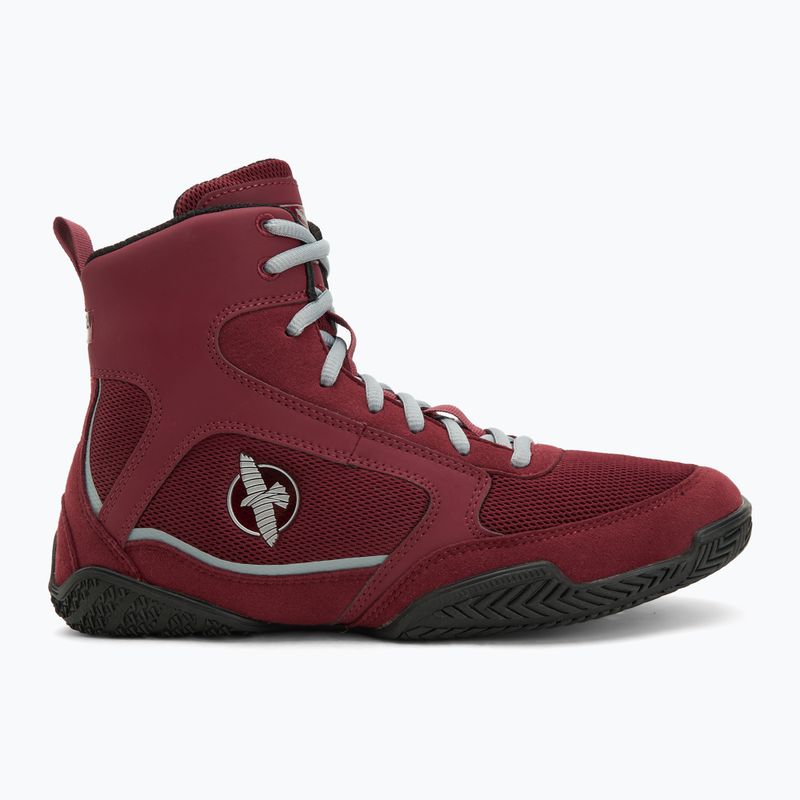 Pánské boxovací boty Hayabusa Pro Boxing garnet/grey 2