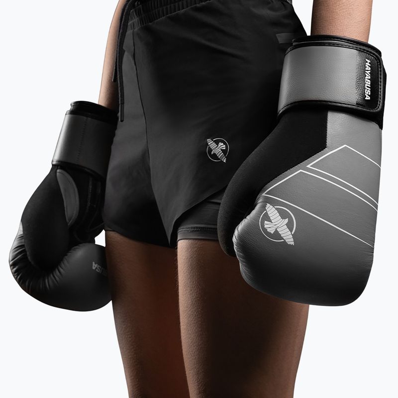 Boxerské rukavice Hayabusa S4 Leather grey 5