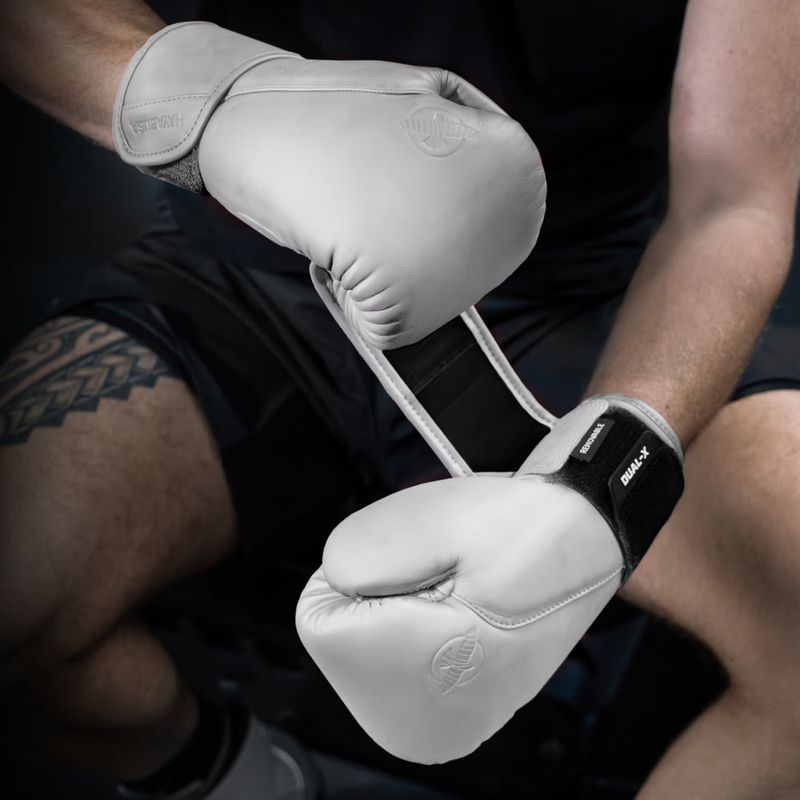 Boxerské rukavice Hayabusa T360 Leather white 11