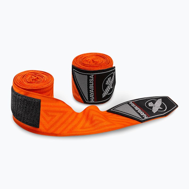Boxerské bandáže Hayabusa Perfect Stretch 450 cm orange maze 2
