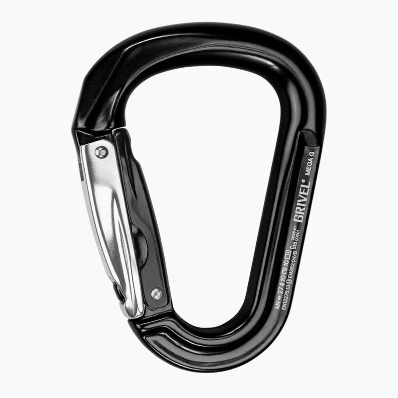 Lezecká karabina Grivel Mega K6G Twin Gate black/black