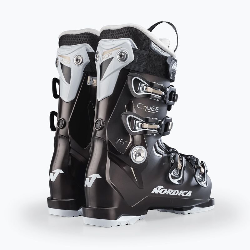Dámské lyžařské boty Nordica The Cruise 75 W pearl black/white/gold 11