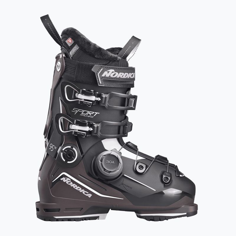 Dámské lyžařské boty Nordica Sportmachine 3 95 W BOA GW black/purple irid./white 6