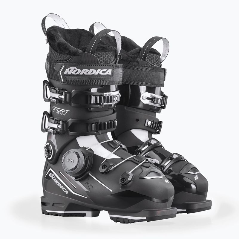Dámské lyžařské boty Nordica Sportmachine 3 95 W BOA GW black/purple irid./white 12