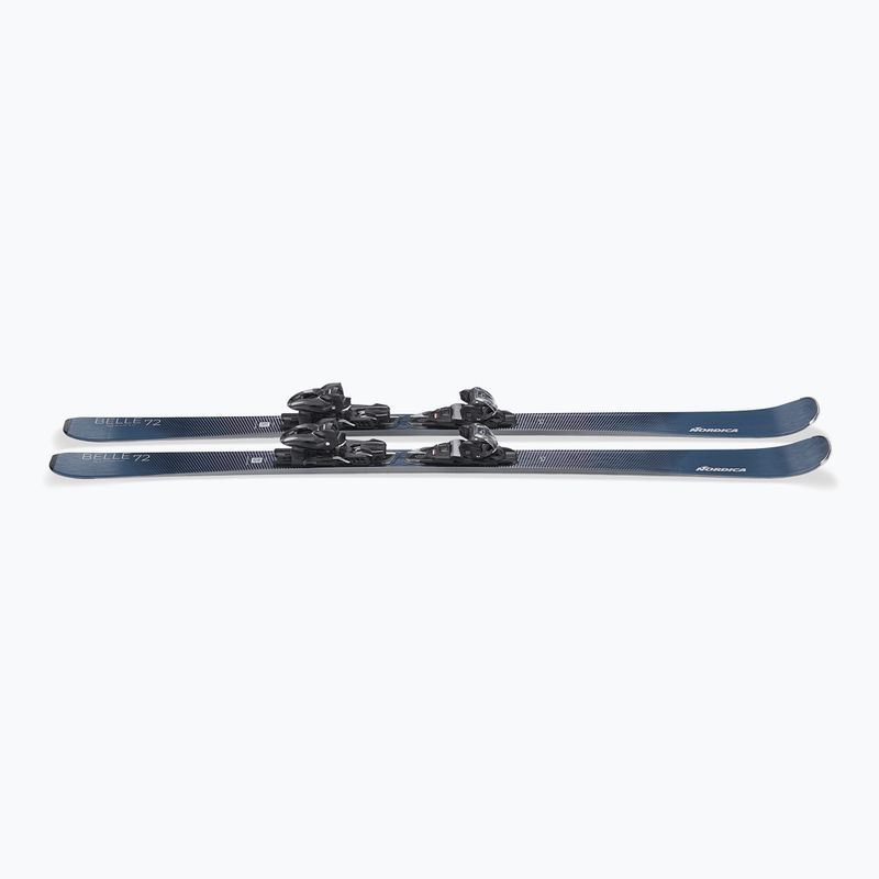 Dámské sjezdové lyže + vázání Nordica Belle 72 + TP2COMP10 FDT midnight-blue/rainbow 5