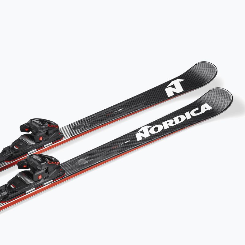 Sjezdové lyže + vázání Nordica Doberman Multigara DC + Comp 13 FDT black/white 6