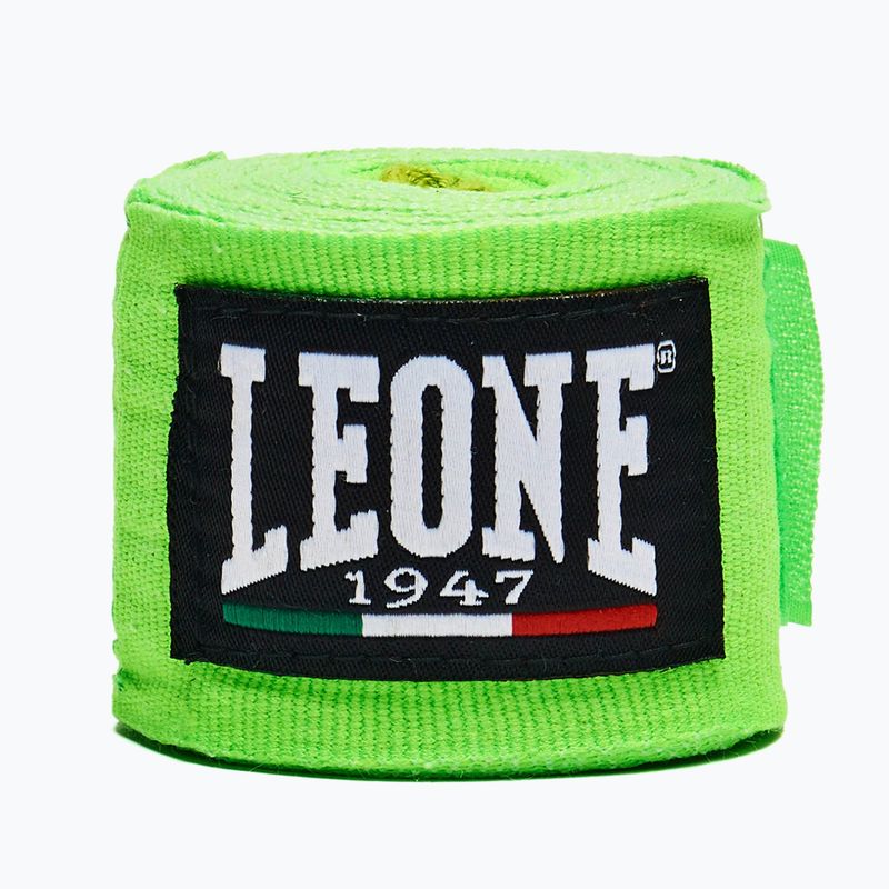 Boxerské bandáže Leone 1947 Hand Wraps 350 cm fluorescent green/fluorescent green 2