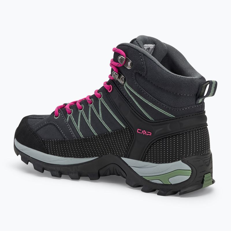 Dámské trekové boty CMP Rigel Mid Wp anthracite/mineral green 3