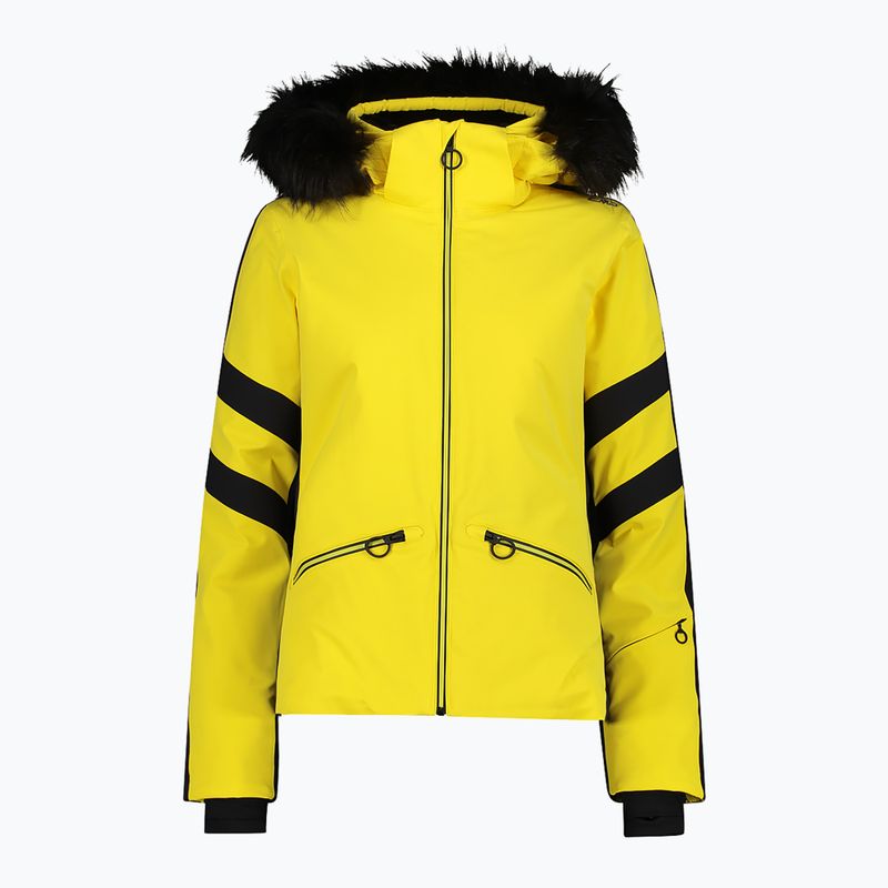 Dámská lyžařská bunda CMP 35W0246 with zip, hood and faux fur winter sun 8
