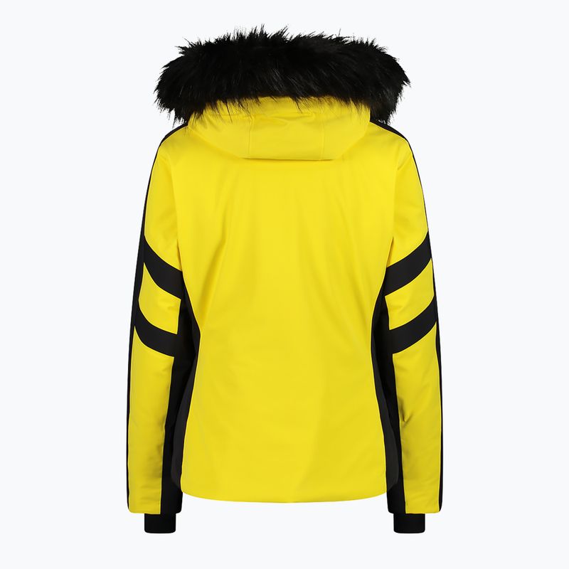 Dámská lyžařská bunda CMP 35W0246 with zip, hood and faux fur winter sun 9