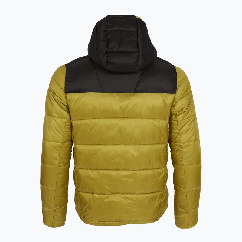 Pánská zateplená bunda CMP 35K3747 Fix Hood golden green 2
