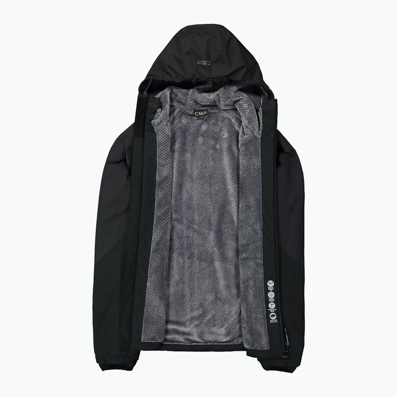Pánská softshellová bunda CMP 35Z2767 Fix Hood black/anthracite 4