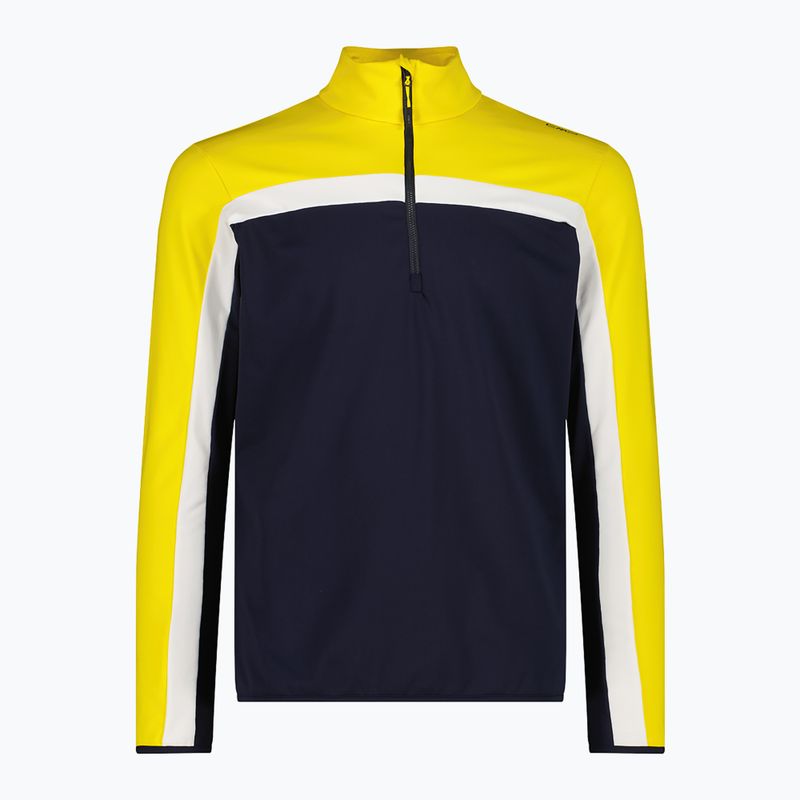 Pánská mikina CMP 35L0507 Sweat black/blue/winter sun