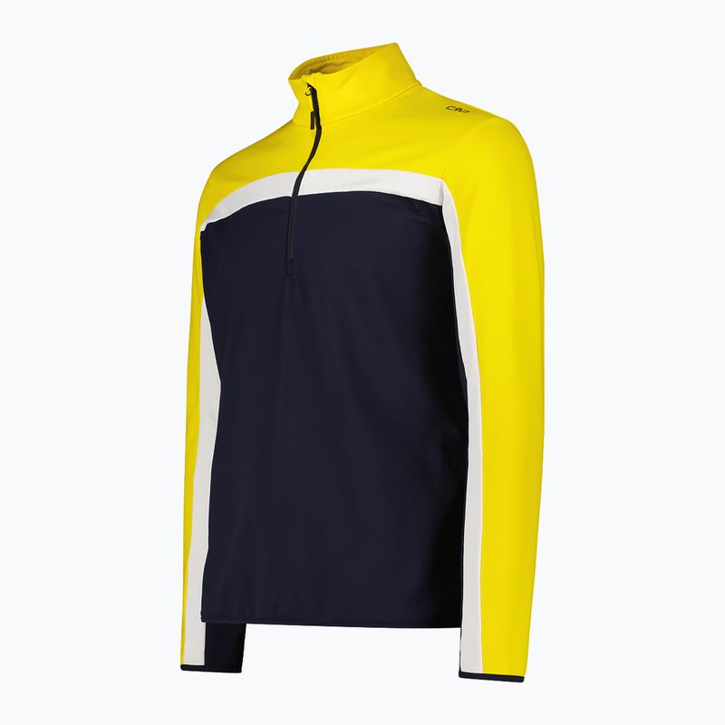 Pánská mikina CMP 35L0507 Sweat black/blue/winter sun 3