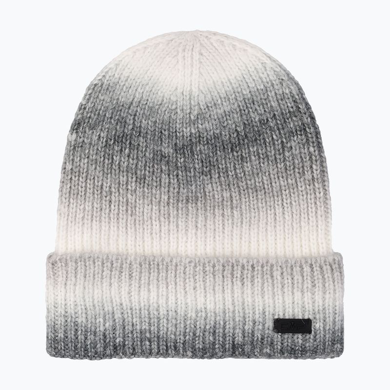 Dámská zimní čepice CMP 5505813 Knitted anthracite/white