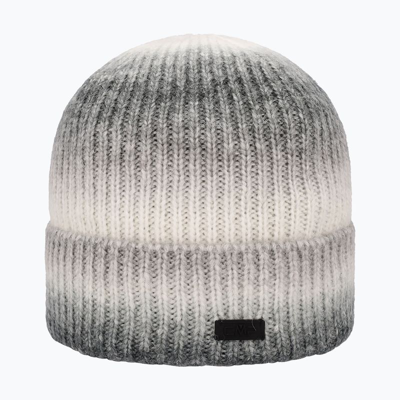 Dámská zimní čepice CMP 5505813 Knitted anthracite/white 2