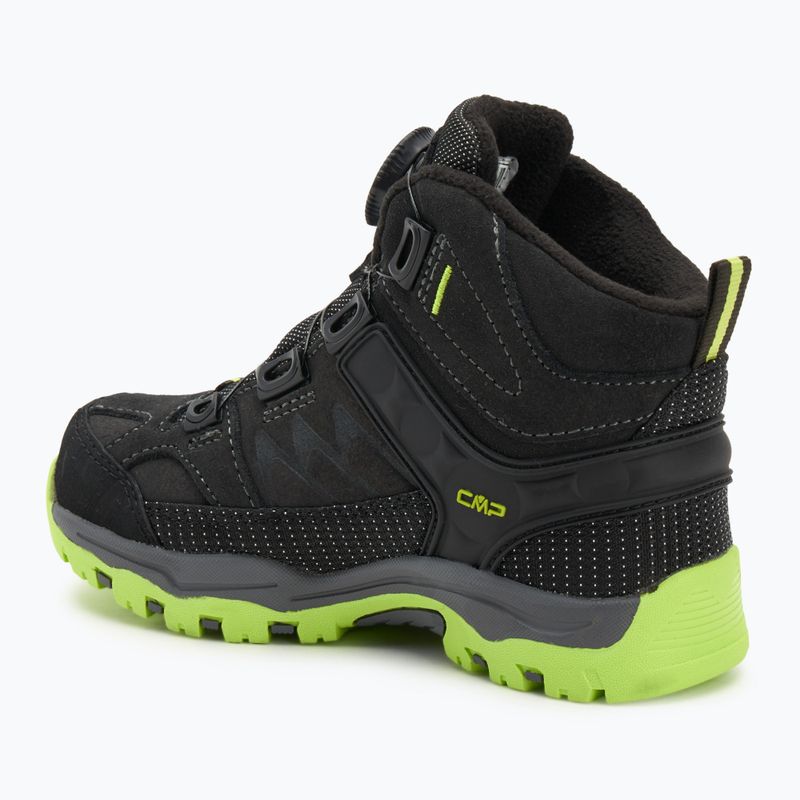 Dětské trekové boty CMP Kiruna Mid Fitgo Fleece Wp lead/acid 3