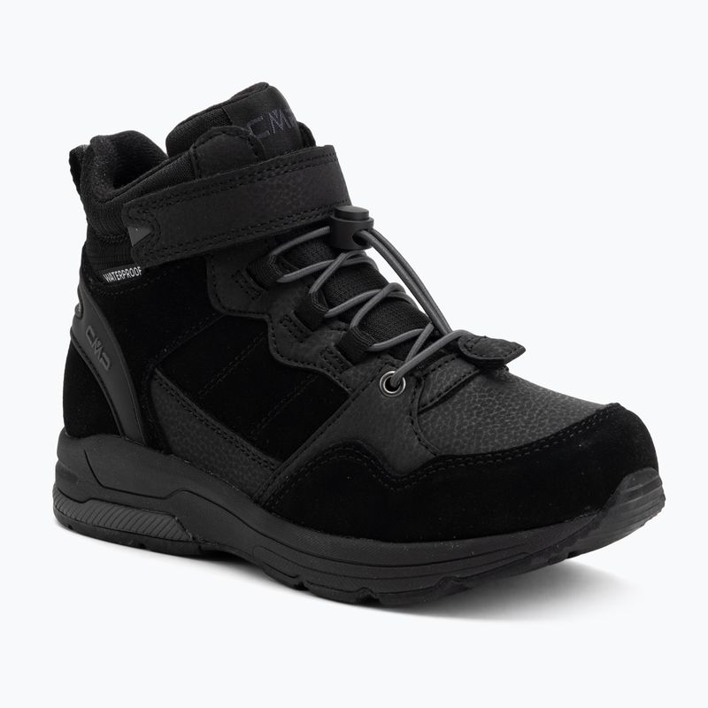 Dětské boty CMP Hadil Leather Wp black/black