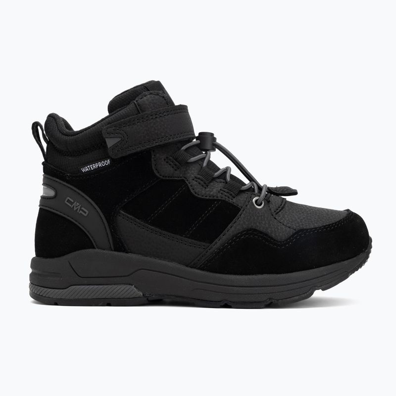 Dětské boty CMP Hadil Leather Wp black/black 2