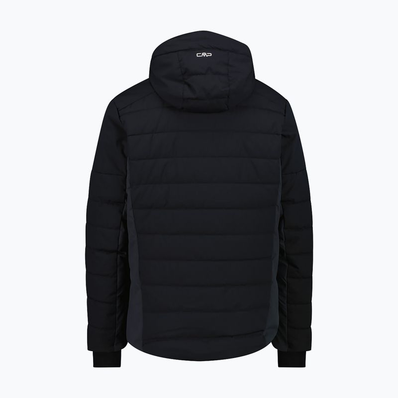 Pánská lyžařská bunda CMP 35W0127 Zip Hooded black 2